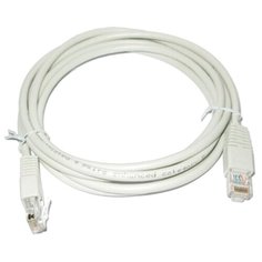 Патч-корд UTP кат.6 3м, RJ45-RJ45, серый, ITK (PC01-C6U-3M)