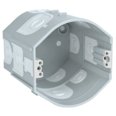 Подрозетник (приборная коробка) увеличенной глубины для твердых стен, герметичный, размер D 71 x 66 мм, цвет серый, комплект 5 шт Kopos