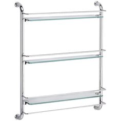 Этажерка настенная WasserKRAFT K-2033 хром