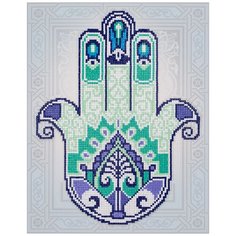 Кристальная мозаика (алмазная вышивка) "фрея" ALVR-10 035 "Хамса" 24 х 30 см