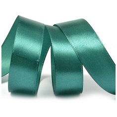 Лента атласная 1 (25мм) цв.3045 изумрудный IDEAL уп.27,4 м
