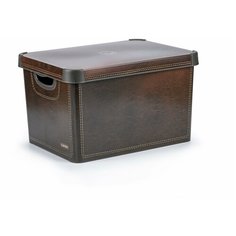 Короб (ящик) для хранения стокгольм 22л LEATHER,CURVER