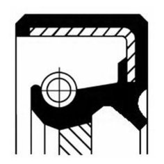 Сальник коробки передач Corteco 19027850B