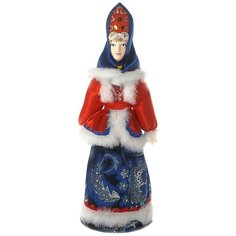 Кукла коллекционная Потешного промысла в зимней женской одежде. Потешный промысел