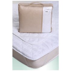 Наматрасник, наматрасник на резинке, наматрасник 180x200, из страйп-сатина, наполнитель синтепон / Ивановский Текстиль Несаден Ne Sa Den