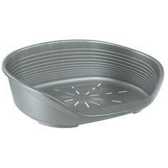 Лежак для собак и кошек Ferplast Siesta DeLuxe 10 93.5х68х28.5 см серебристый