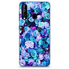 Силиконовый чехол "Цветочный ковер" на Samsung Galaxy A60 / Самсунг Галакси А60 Case Place
