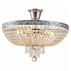Потолочная люстра хрустальная ROCOCO 81407/6C CHROME Natali Kovaltseva