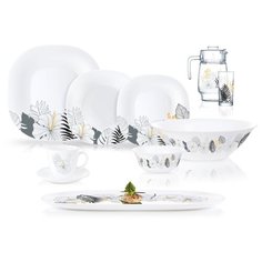 Столовый набор КАРИН ПАЛМ СПРИНГС 46 предметов Luminarc