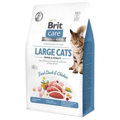 Сухой корм Brit (Брит) для кошек крупных пород Care Cat Grain-free Large Breed Power & Vitality 2кг Brit*