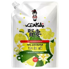 Kensai гель для мытья посуды с ароматом японского лайма, 0.8 л
