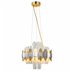 Подвесная люстра хрустальная SKALA 81435/6C BRASS SILVER Natali Kovaltseva