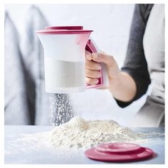Сито-кружка, сито кондитерское, сито для муки, сито для просеивания муки Tupperware