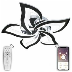 Потолочная люстра светодиодная с пультом и управлением со смартфона регулировкой яркости и цветовой температуры ночной режим таймер INNOVATION STYLE 83026 Natali Kovaltseva