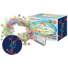 Гирлянда светодиодная СГ100M10, многоцвет., 10м, 8 режимов, 250 В, TDM