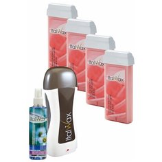 Набор для депиляции ITALWAX Роза (воскоплав, 4 картриджа, лосьон)