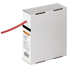 Термоусаживаемая трубка ТУТнг 6/3 красная в коробке (10 м/упак) TDM