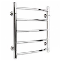 Компактный водяной полотенцесушитель Laris Классик П5 500х500 хром из нержавеющей стали