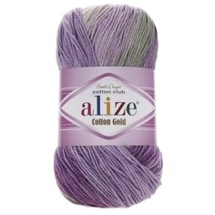 Пряжа Alize Cotton gold batik, 55 % хлопок, 45 % акрил, 100 г, 330 м, 5 шт., 4149