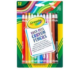 Crayola Восковые карандаши не требующие заточки 12 шт 68-4606