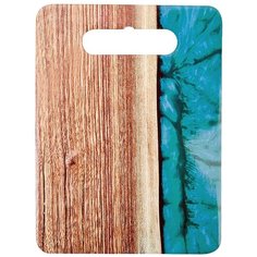 Подставка под горячее с пробкой "Wood/Green", 15х20см., Nouvelle, 4730220-2