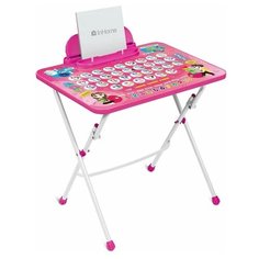 Стол детский InHome СТИ2 60x45 см розовый/белый