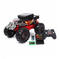 Машина New Bright РУ 1:10 Monster Truck Bone Shaker Черный 61050 Hot Wheels