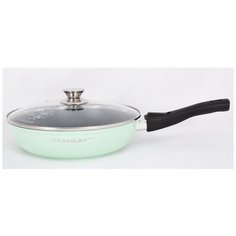 Универсальная сковорода KUKMARA Titanium Pro стз2804, общий диаметр 28 см.