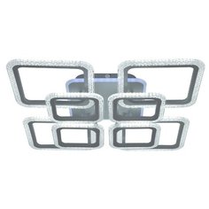 Интерьерная потолочная люстра в современном стиле на 9 ламп с площадью освещения до 40 кв.м. SF7065/9C-GY-BL Семь огней