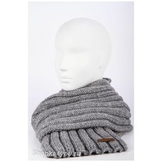 Шарф классический трикотажный Ferz цвет Серый размер Универсальный