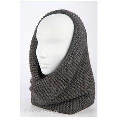 Шарф Снуд - Кольцо Ferz цвет Серый темный размер Универсальный