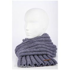 Шарф классический трикотажный Ferz цвет Джинсовый размер Универсальный FER00200083587
