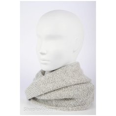 В 2 оборота Ferz цвет Серый светлый размер 130 см х 30 см