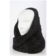 Шарф Снуд - Кольцо в 2 оборота Ferz цвет Чёрный размер Универсальный