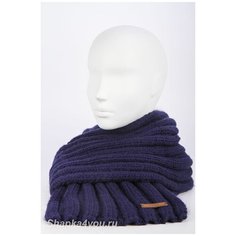 Шарф классический трикотажный Ferz цвет Синий тёмный размер Универсальный