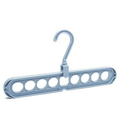 Многопортовая многофункциональная вешалка для одежды, голубой Casalinga