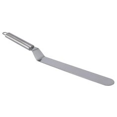 Лопатка кондитерская изогнутая, палетка, шпатель для торта с металлической ручкой, 36 см. Casalinga
