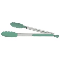 Кухонные щипцы силиконовые с фиксатором, длина 34 см бирюзовый Casalinghi
