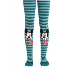 Колготки детские Conte-kids, Disney, 128-134 см, Микки Маус, 464 темно-бирюзовый