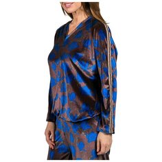 Блуза Le Fate, размер 52, синий