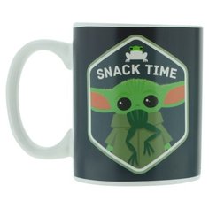 Чашка Paladone Star Wars: The Mandalorian – The Child Heat Change, 300 мл, черный/белый/рисунок