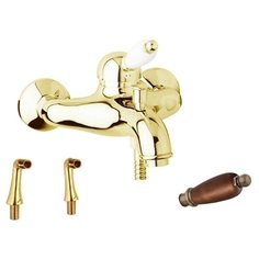 Смеситель на борт ванны CEZARES Elite PBVM-03/24-Nc, золото 24 карат