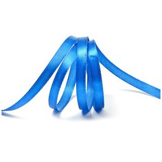 Лента атласная 1/4 (6мм) цв.3161 василек IDEAL уп.27,4 м