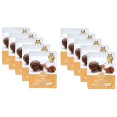 GRACE DAY Маска для лица с экстрактом муцина улитки (увлажняющая) (10шт)/ traditional oriental mask sheet Snail 27 мл (10шт)