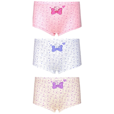 Трусики BAYKAR 3 шт размер 134/140, белый/розовый/желтый