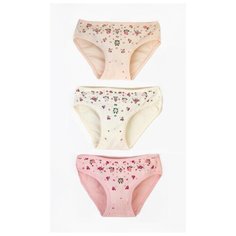 Трусики BAYKAR 3 шт размер 134/140, желтый/розовый/коралловый