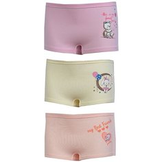 Трусики BAYKAR 3 шт размер 98/104, желтый/розовый/коралловый