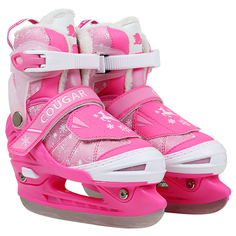 Коньки ледовые раздвижные (размер 36-39), сапожок 23-25 см Cougar