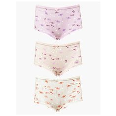 Трусики BAYKAR 3 шт размер 122/128, белый/розовый/кремовый