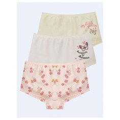Трусики BAYKAR 3 шт размер 146/152, желтый/коралловый/бежевый